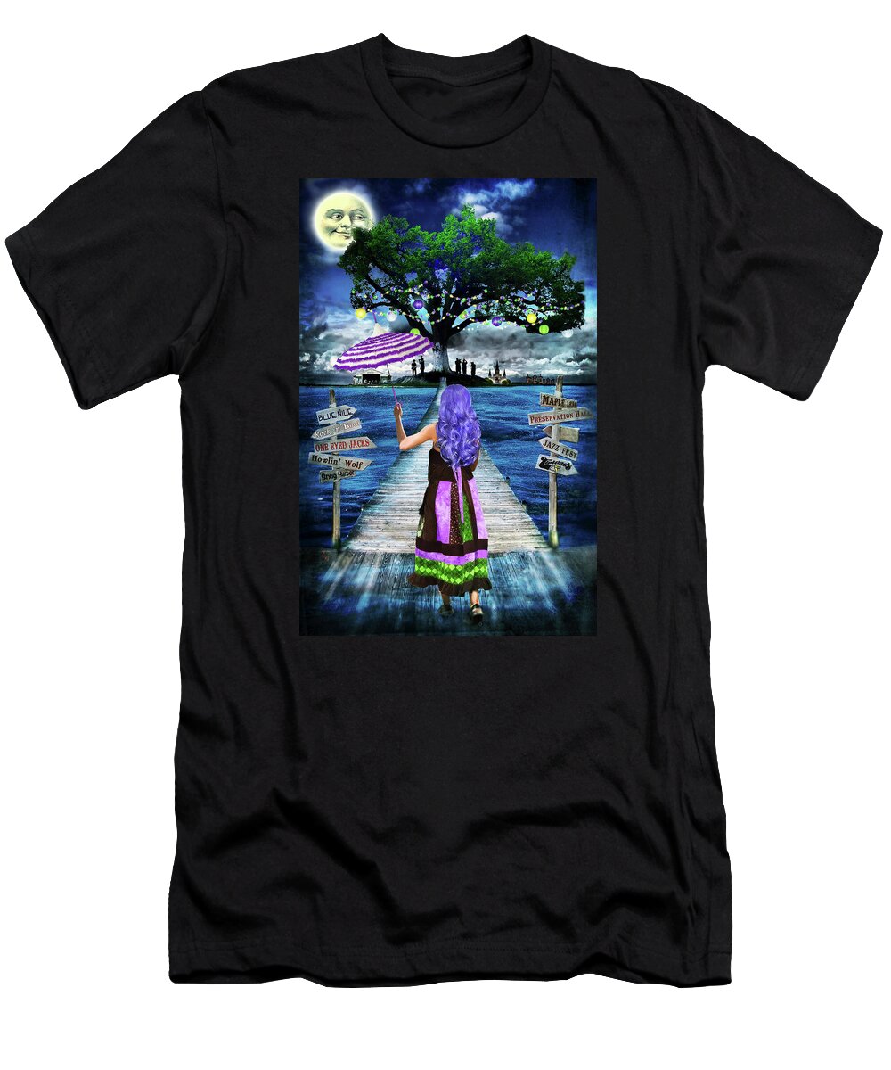 New Orleans T-Shirt featuring the photograph Magical New Orleans by Tammy Wetzel