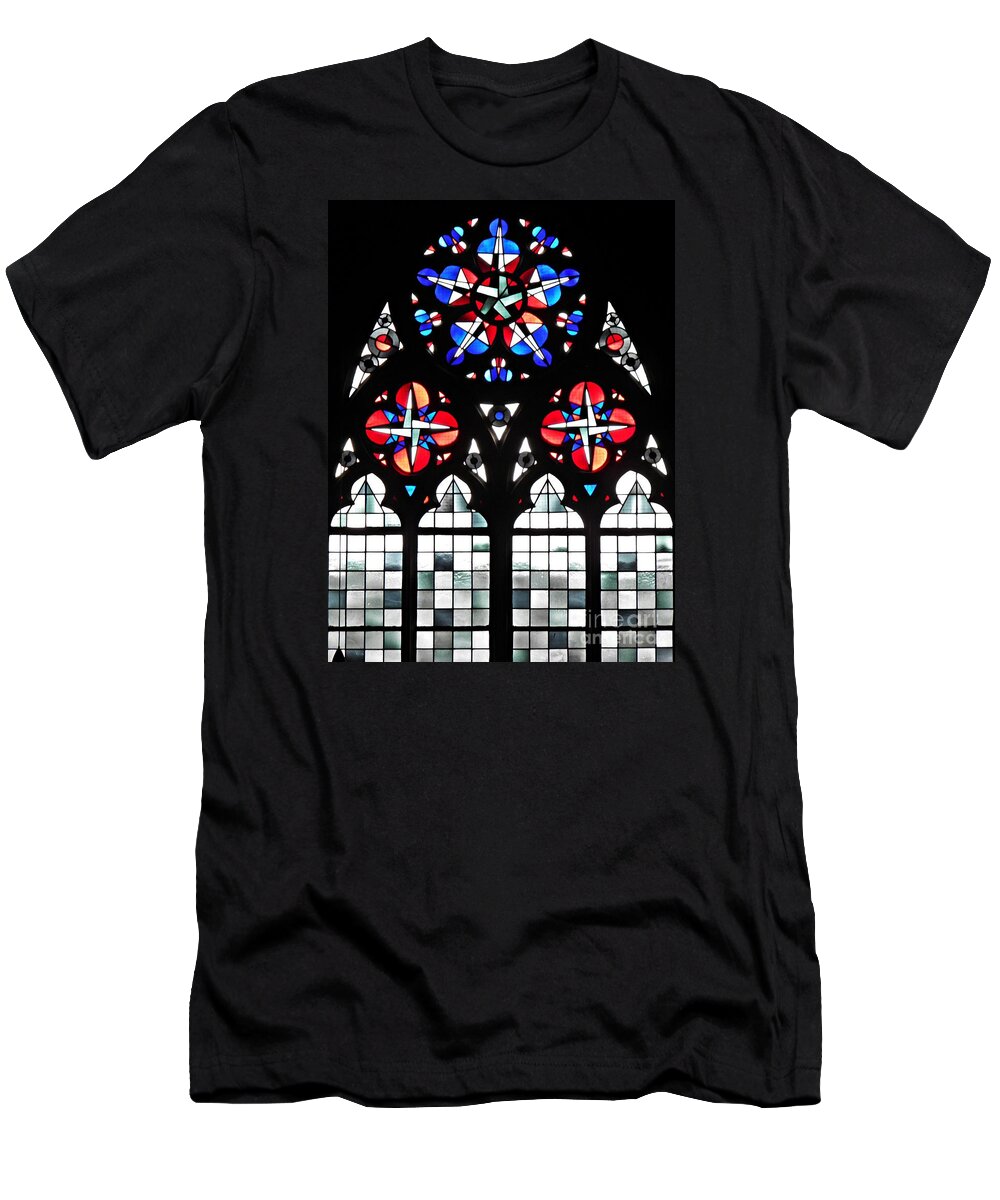 Glass T-Shirt featuring the photograph Mainz Cathedral Window by Sarah Loft