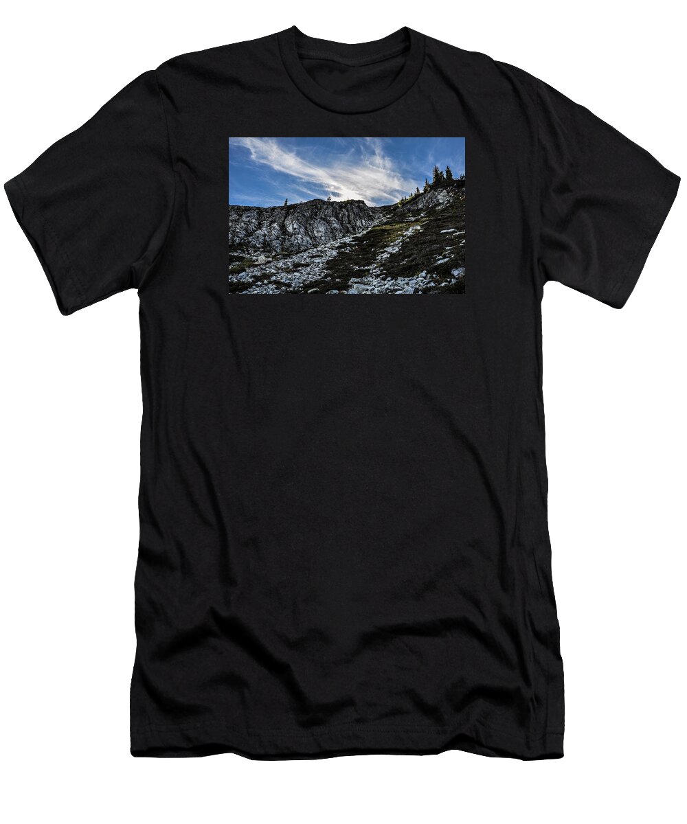 Footpath T-Shirt featuring the photograph Maple Pass Loop Rocks by Pelo Blanco Photo
