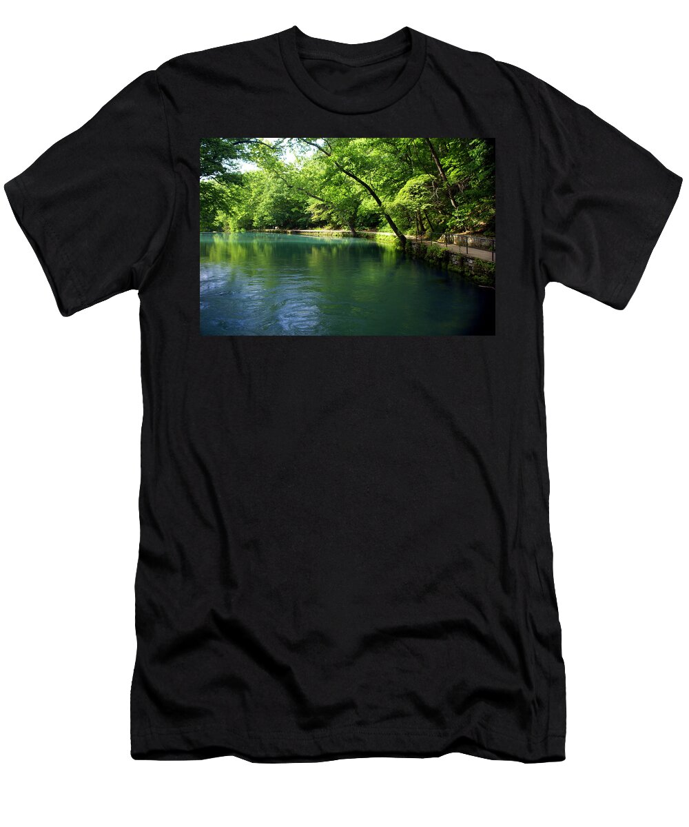 Maramec Springs Park T-Shirt featuring the photograph Maramec Springs 4 by Marty Koch