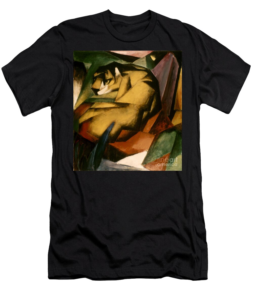 1912 T-Shirt featuring the photograph Marc: The Tiger, 1912 by Granger