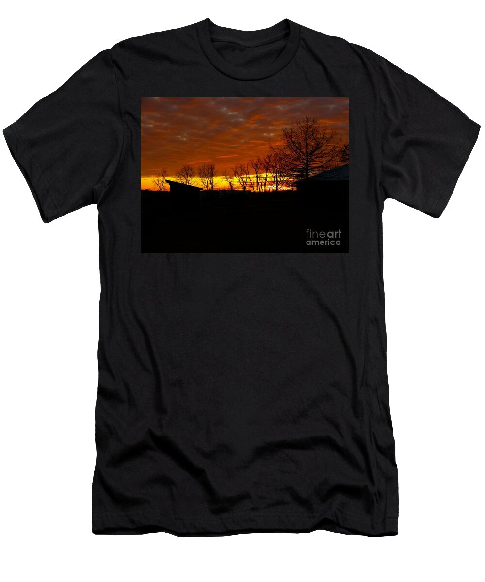 Marmalade T-Shirt featuring the photograph Marmalade Sky by Donald C Morgan