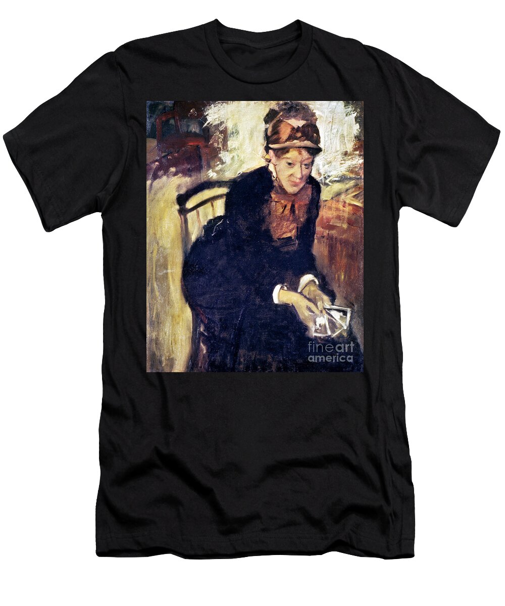1880 T-Shirt featuring the photograph Mary Cassatt (1845-1926) by Granger