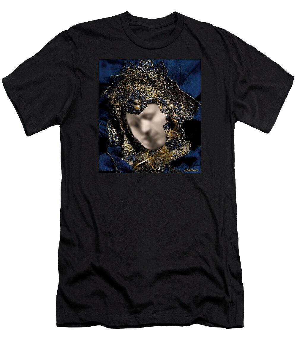 Bistable Image T-Shirt featuring the photograph Mask of Love by Gianni Sarcone