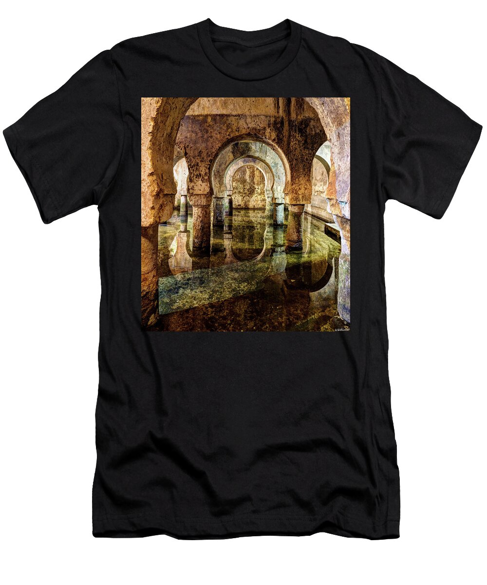 Cistern T-Shirt featuring the photograph Medieval Cistern in Caceres 03 by Weston Westmoreland