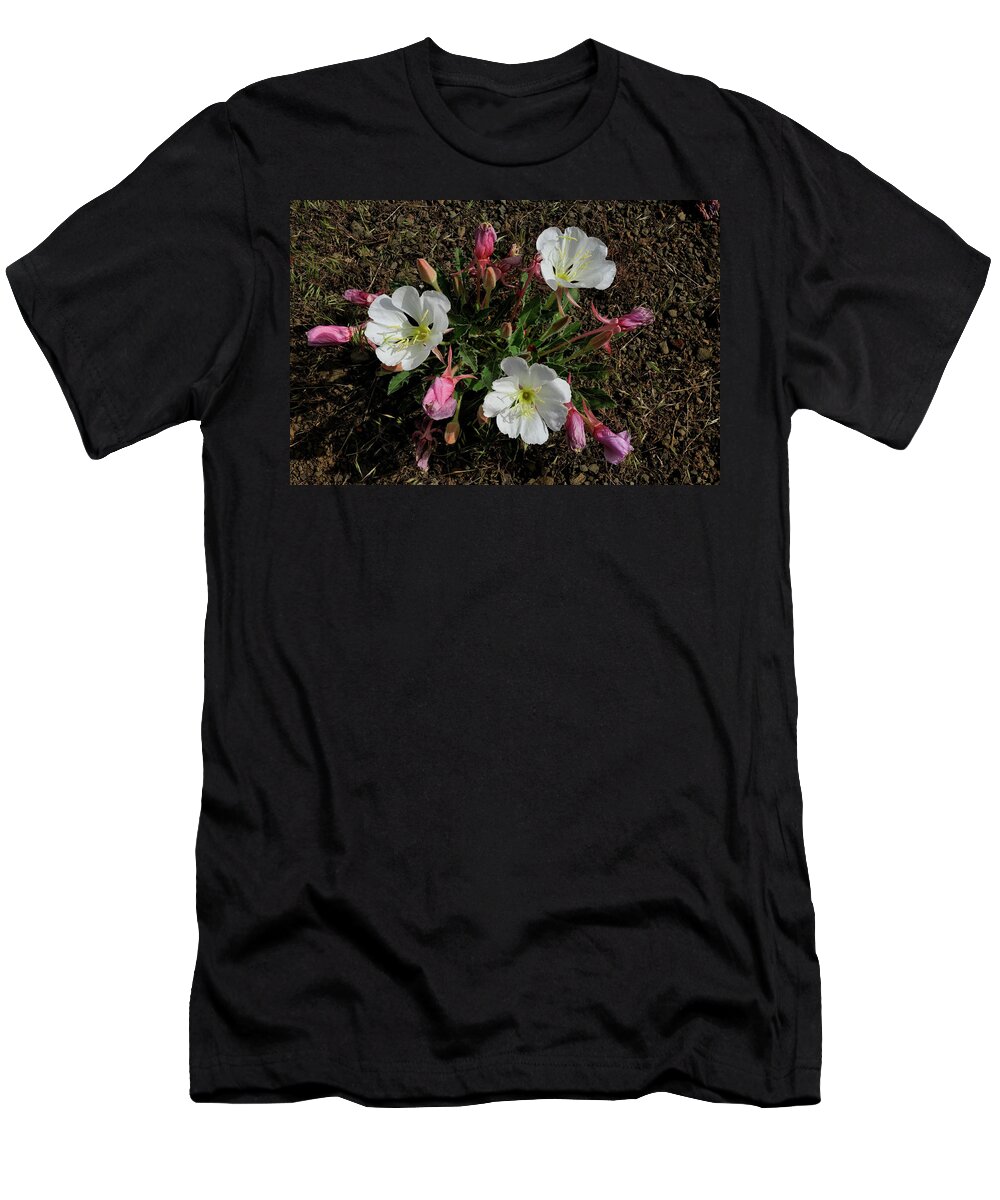 Flowers T-Shirt featuring the photograph Mesa Blooms by Ron Cline