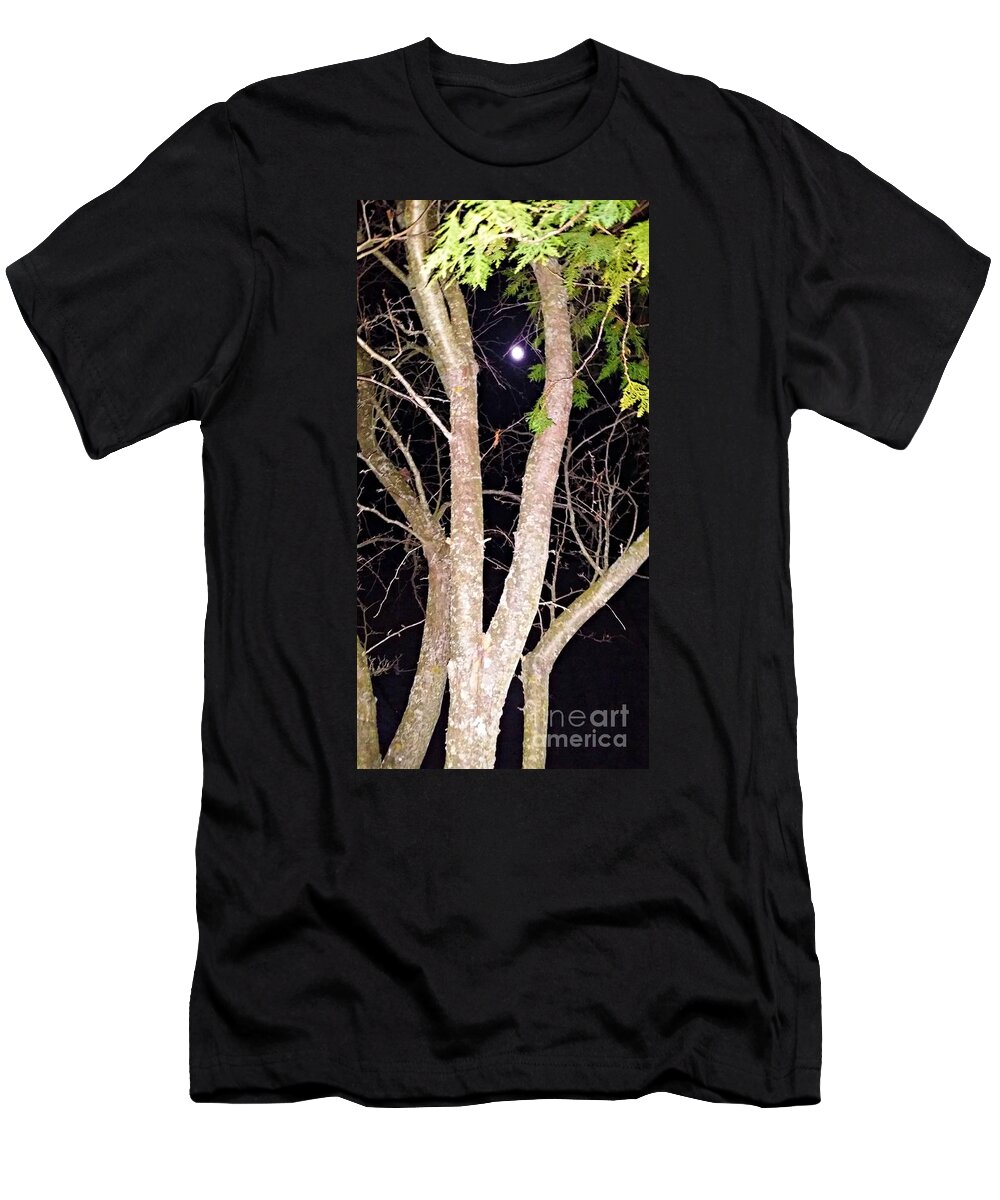 Tree T-Shirt featuring the photograph Miles Away by Diamante Lavendar