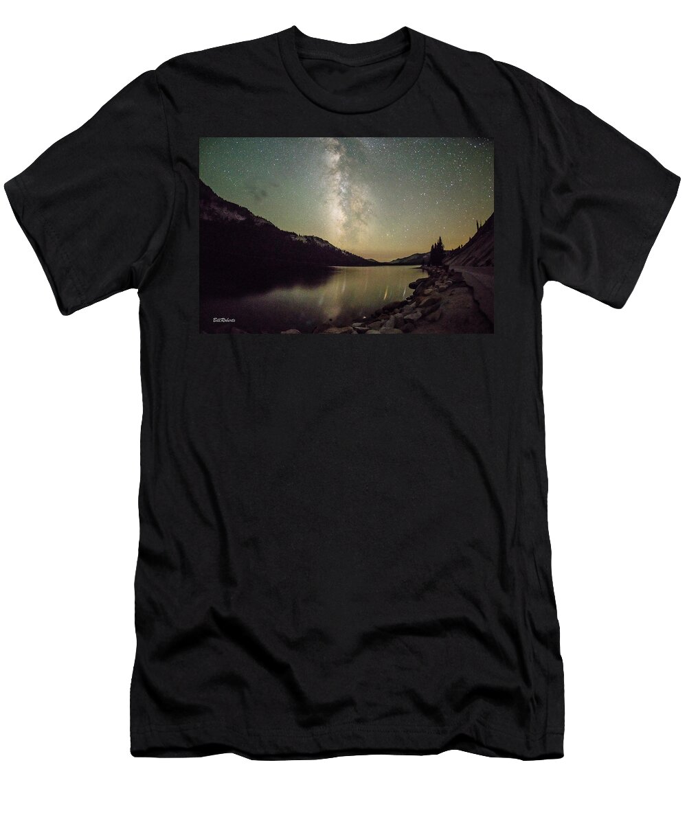 Tenaya Lake T-Shirt featuring the photograph Milky Way Over Tenaya by Bill Roberts