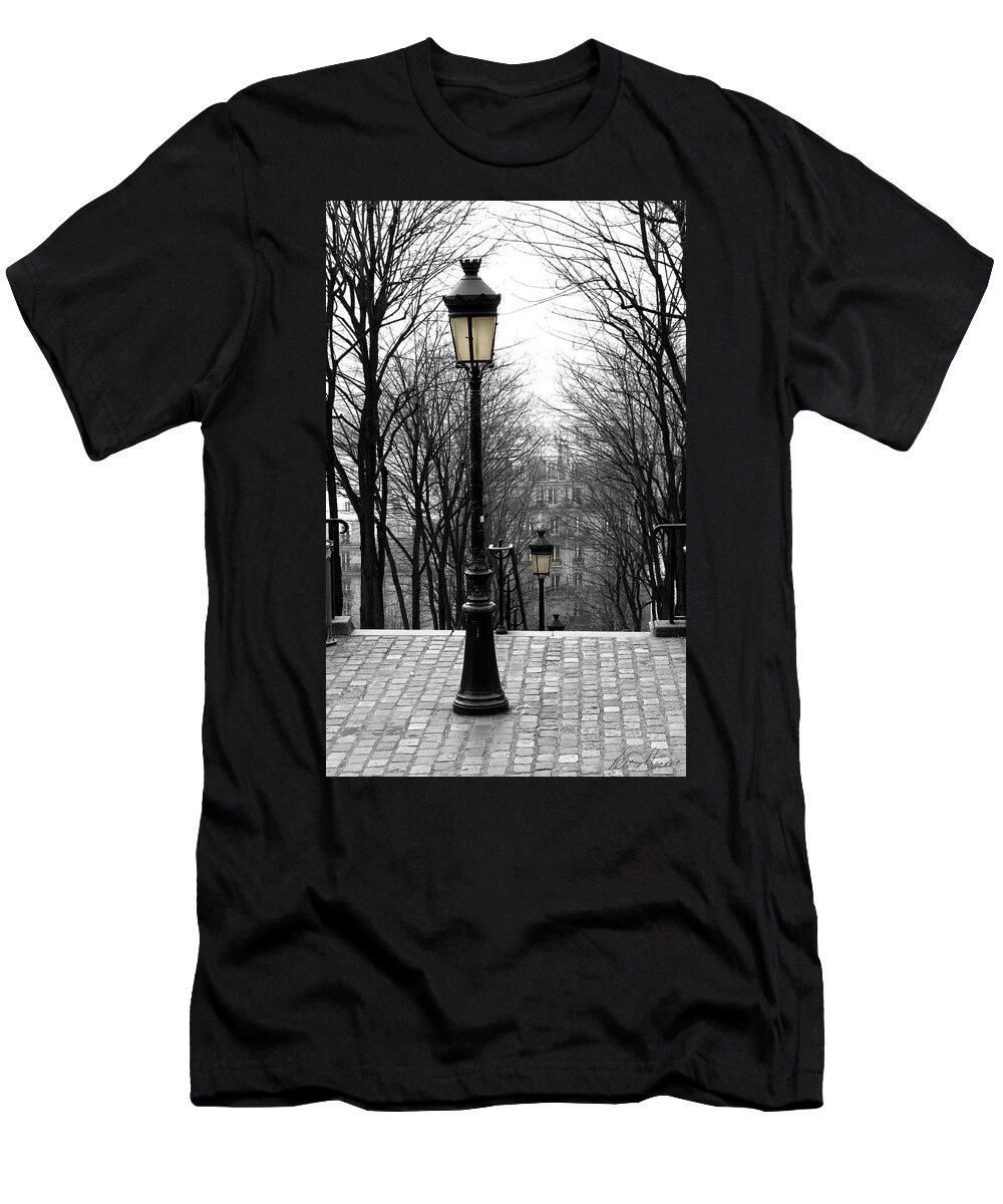 Montmartre T-Shirt featuring the photograph Montmartre by Diana Haronis