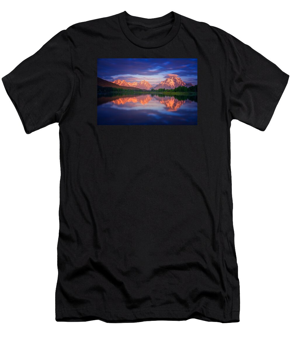 Mountains T-Shirt featuring the photograph Moran Cloudcap by Darren White