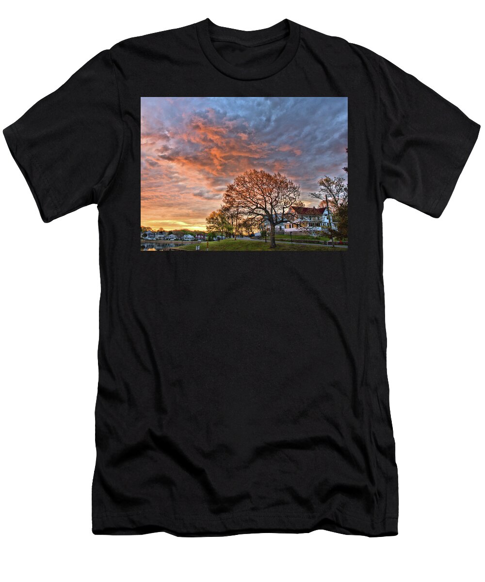 Coastal T-Shirt featuring the photograph Morning Sky by Bruce Gannon