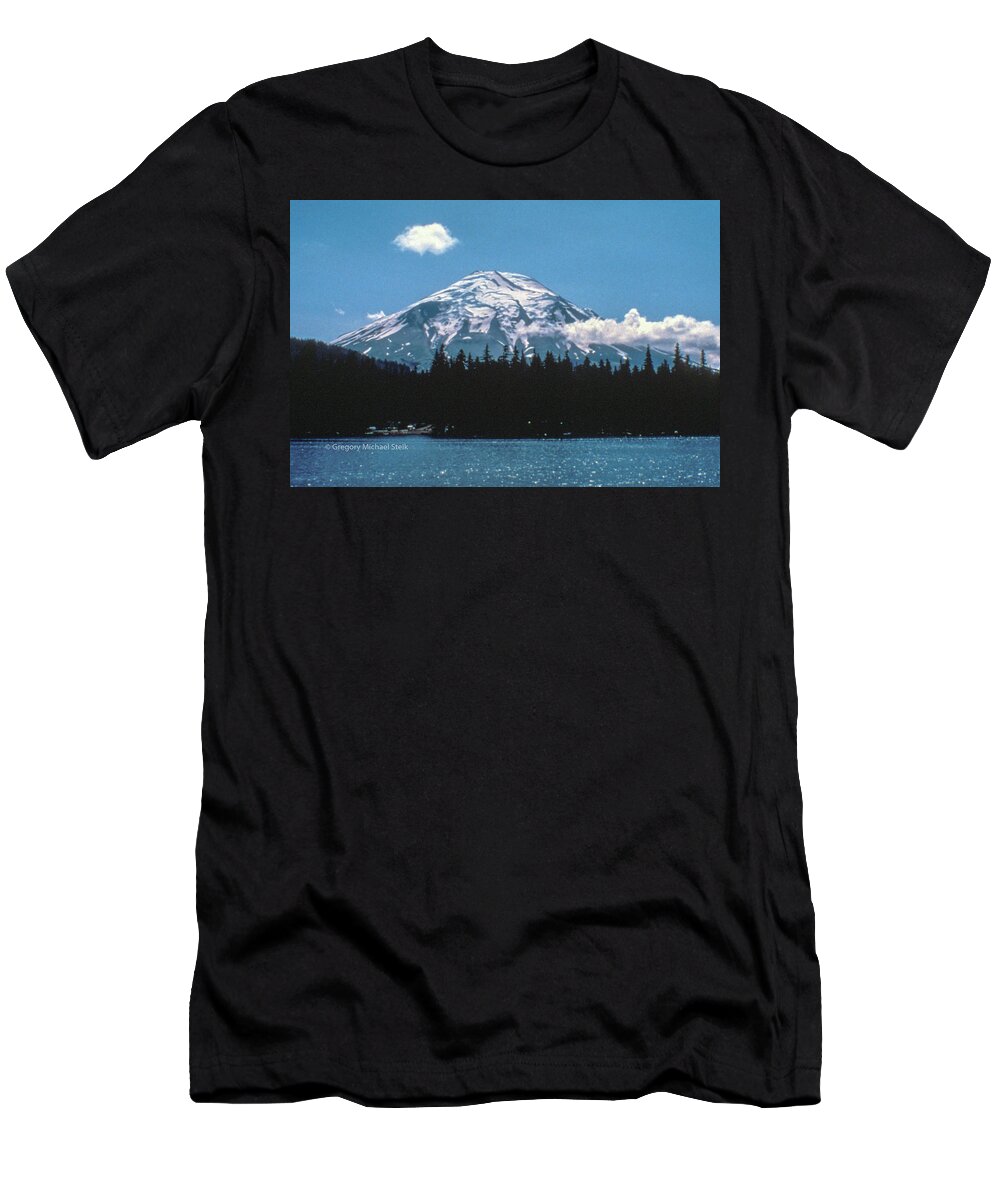 T-Shirt featuring the photograph Mt. St. Helens 1975 by Safe Haven Photography Northwest