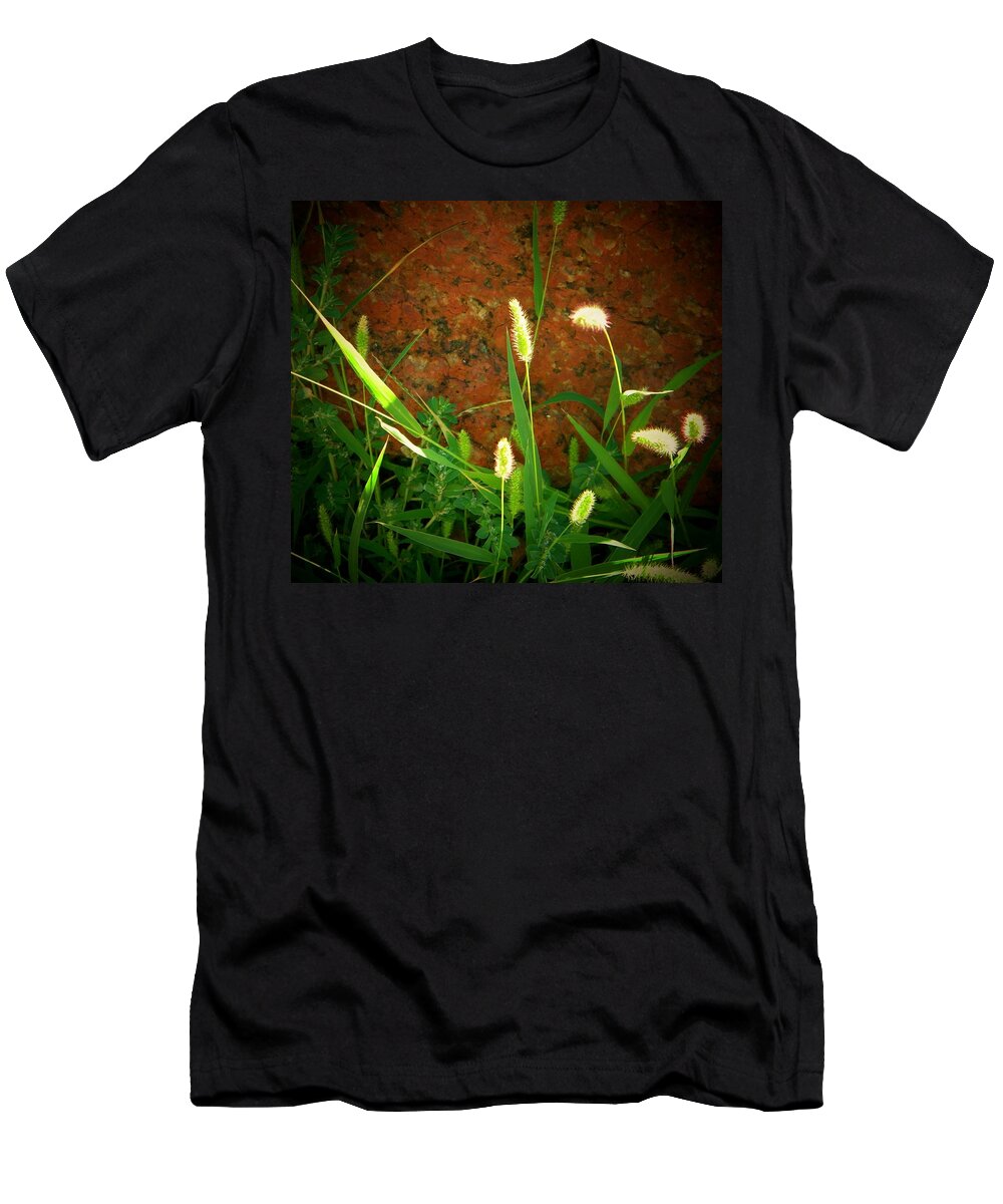Wild Grasses T-Shirt featuring the photograph Nature Untouched by Lenore Senior