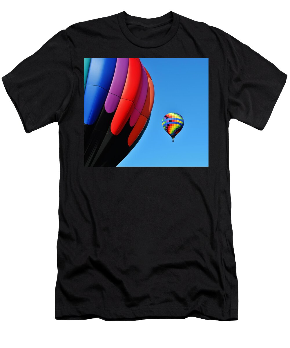 Balloons T-Shirt featuring the photograph Near and Far by Eileen Brymer