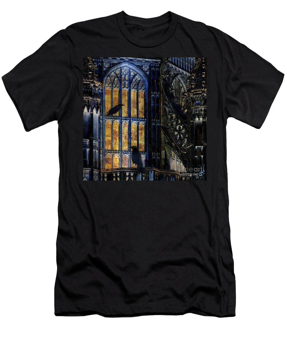 Gothic T-Shirt featuring the photograph Nevermore by LemonArt Photography