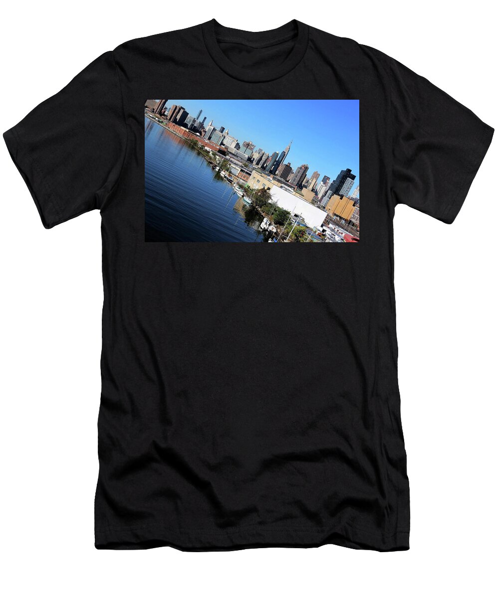 Nyc T-Shirt featuring the photograph New York City-2 by Nina Bradica