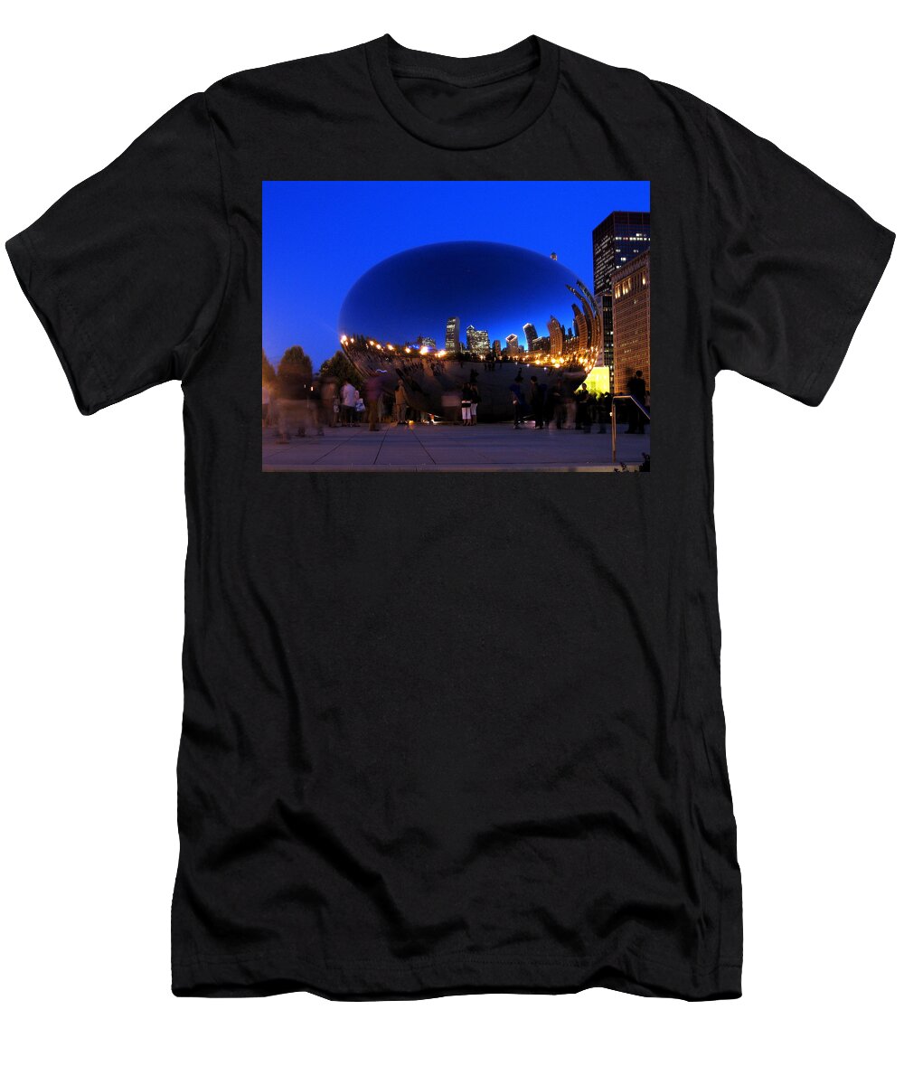 Night T-Shirt featuring the photograph Night Bean by Laura Kinker