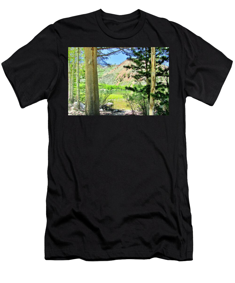 Sky T-Shirt featuring the photograph North Lake by Marilyn Diaz