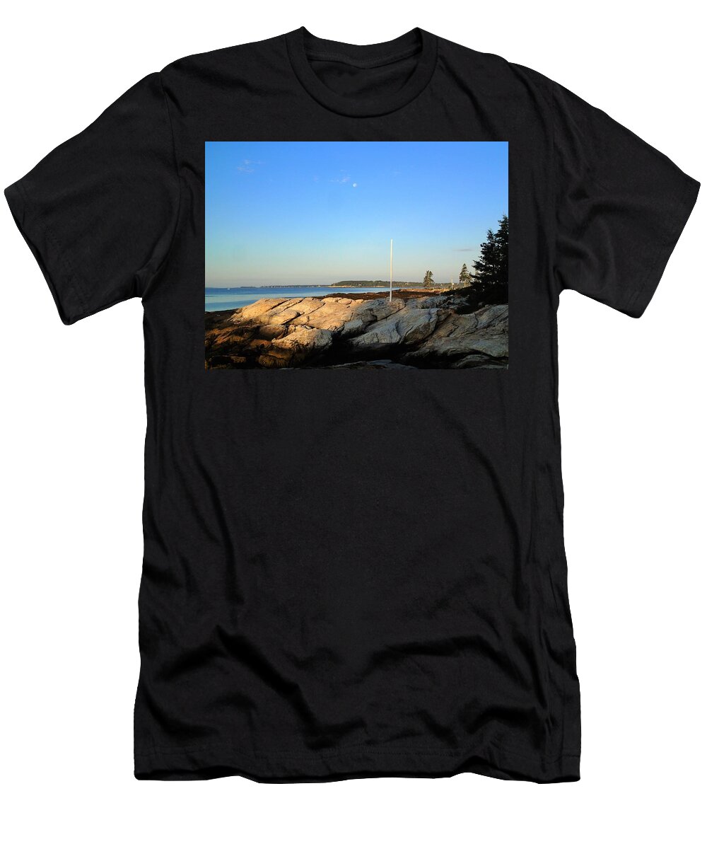 Ocean T-Shirt featuring the photograph Ocean Point by Lois Lepisto