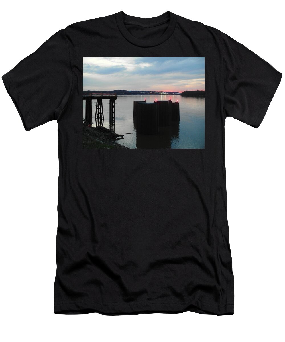 Kentucky T-Shirt featuring the photograph Ohio River View by Christopher Brown