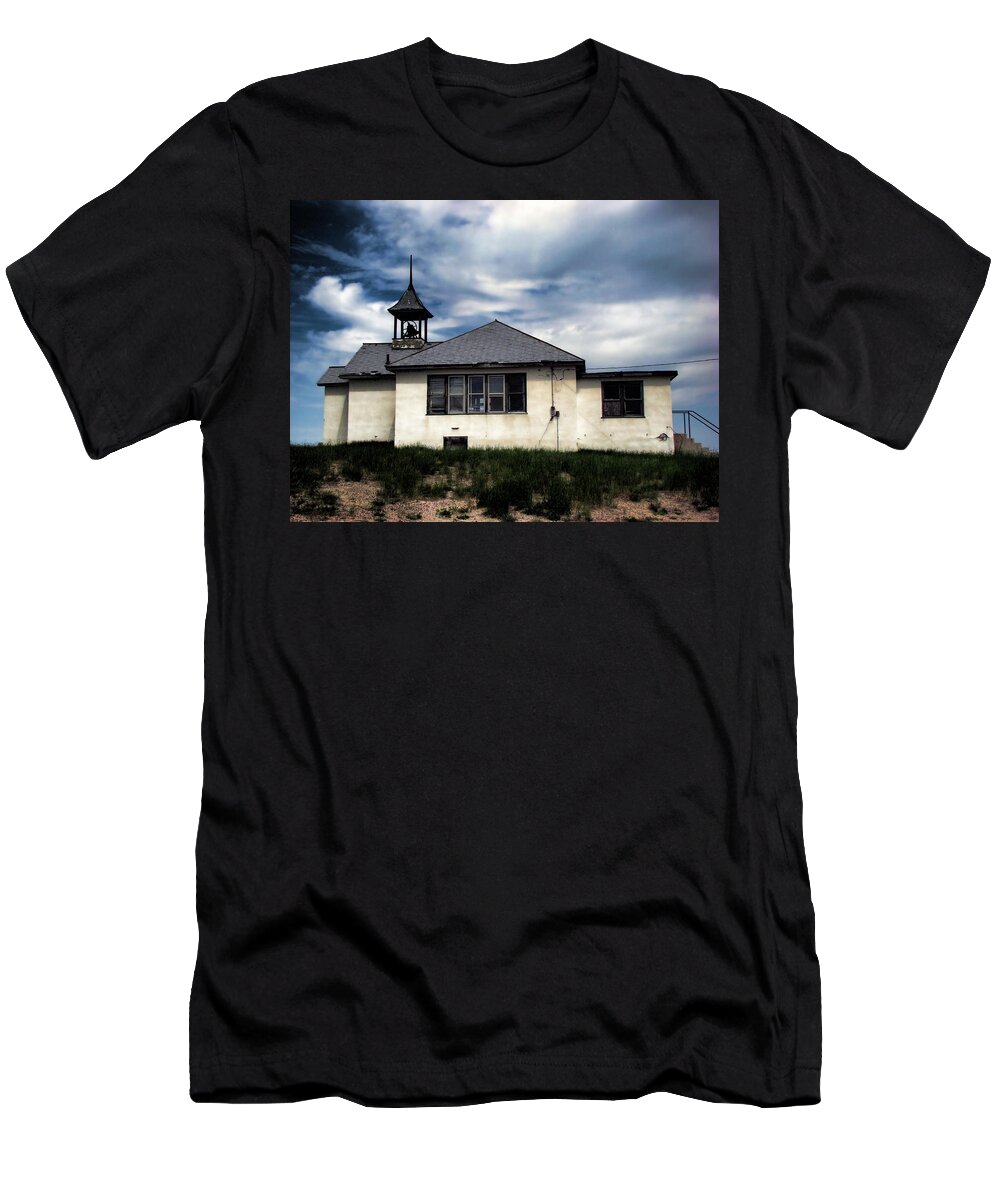 Schoolhouse T-Shirt featuring the photograph Old Schoolhouse 3 by Cathy Anderson
