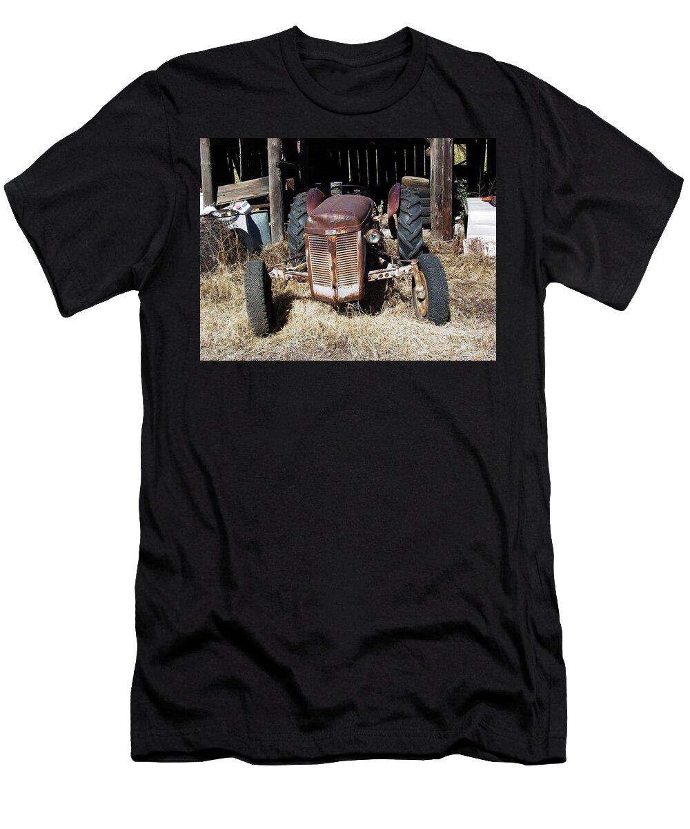 Farm T-Shirt featuring the photograph Old Tractor 4 by Sara Stevenson