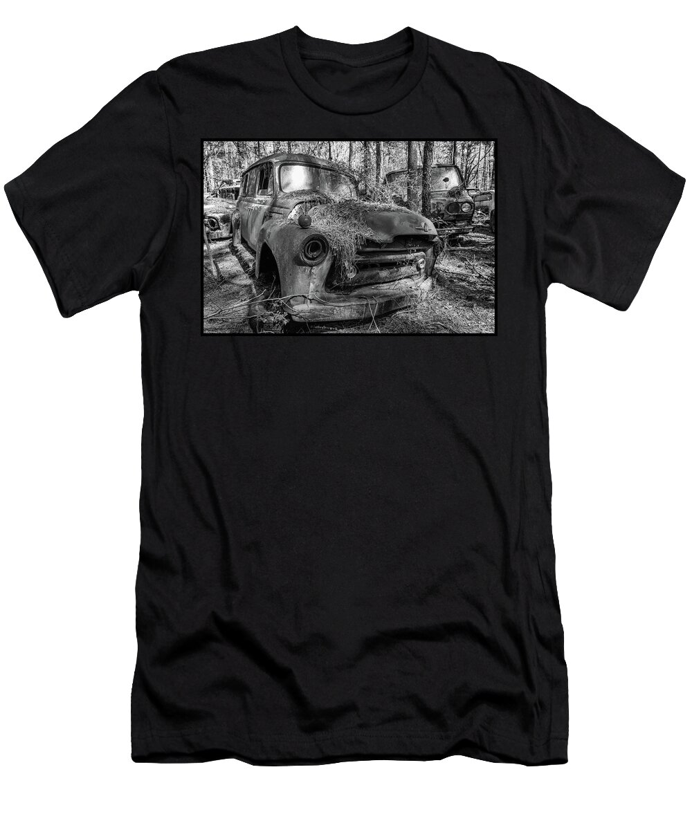 Cars T-Shirt featuring the photograph old truck_MG_4220 by Matthew Pace