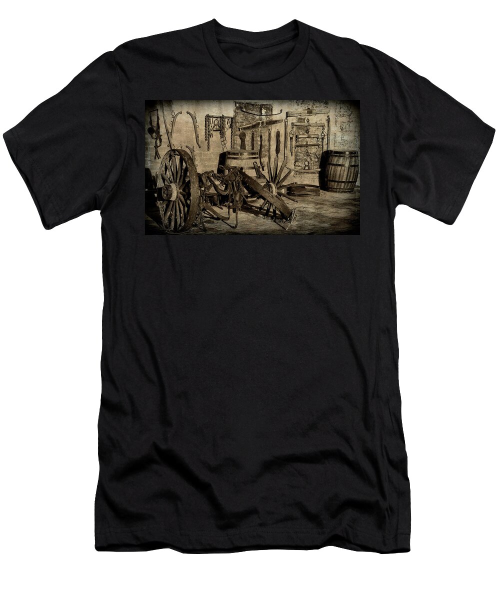 Old West T-Shirt featuring the photograph Old West Times by Elaine Malott