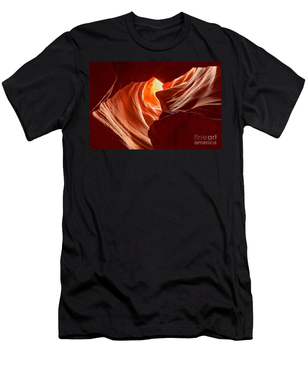 Woman In The Canyon T-Shirt featuring the photograph Old Woman In The Canyon by Adam Jewell