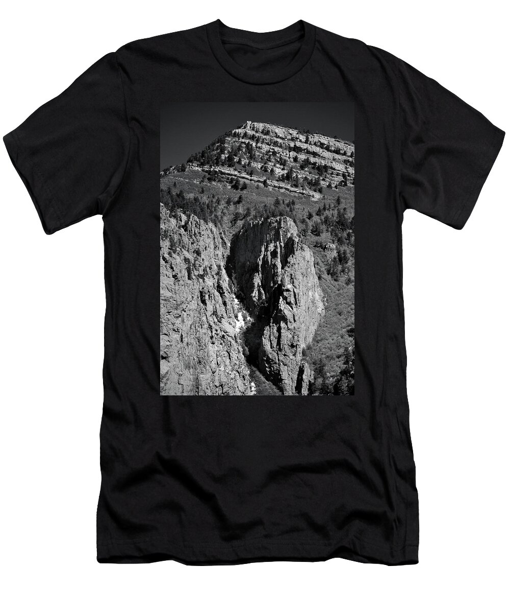 Landscape T-Shirt featuring the photograph On Sandia Mountain by Ron Cline