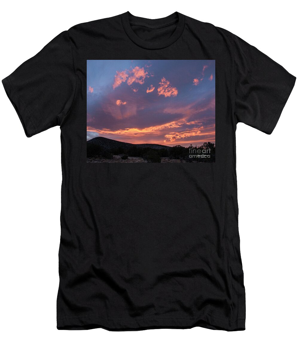 Natanson T-Shirt featuring the photograph Ortiz Sunset by Steven Natanson