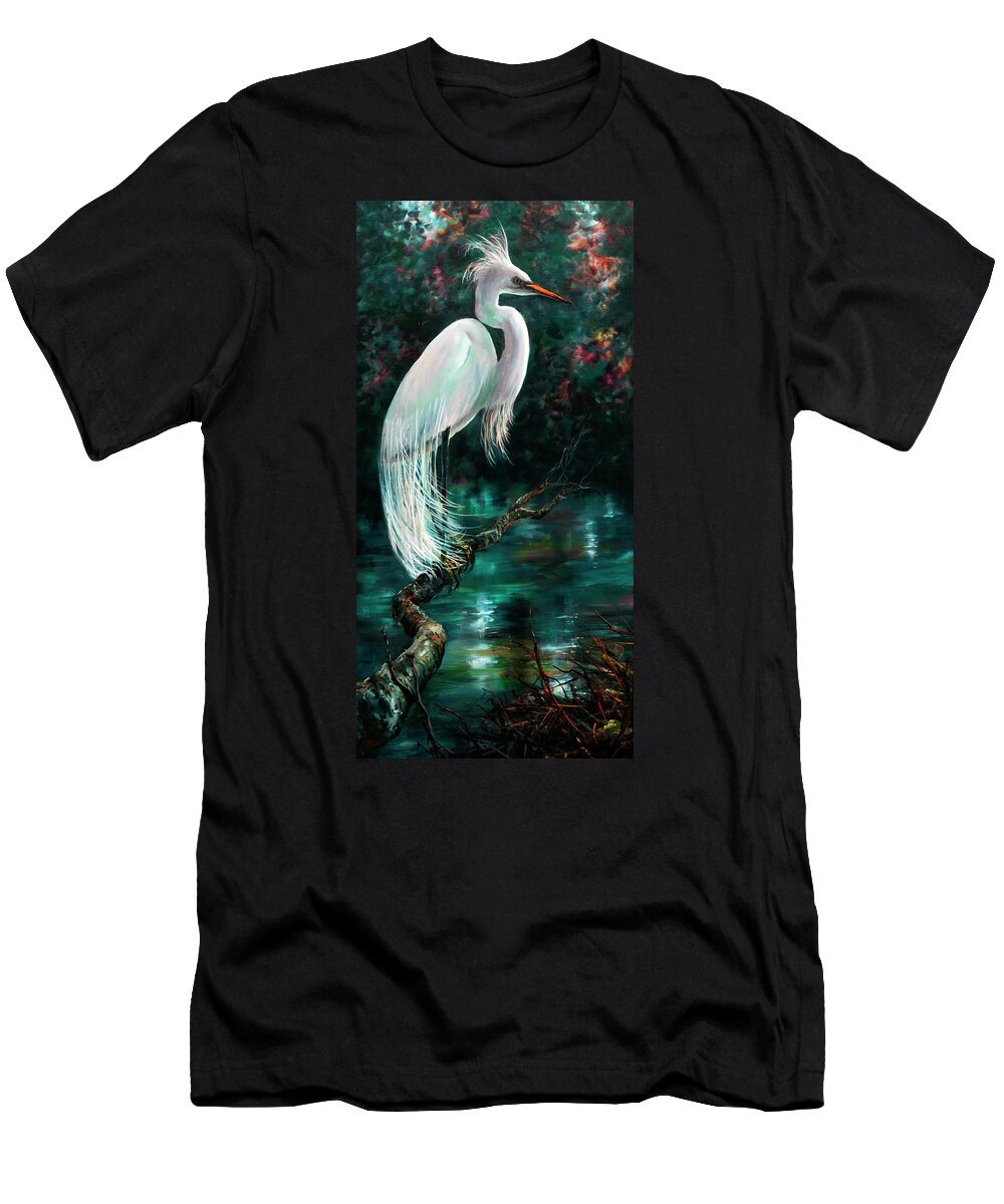 Nature T-Shirt featuring the painting Out On A Limb by Lynne Pittard