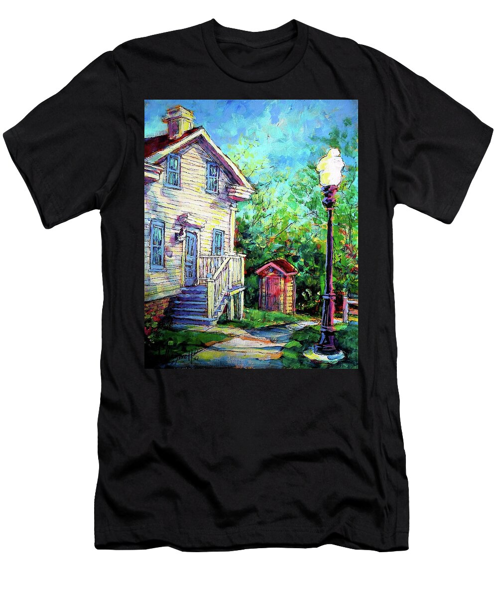 Painting T-Shirt featuring the painting Outback by Les Leffingwell