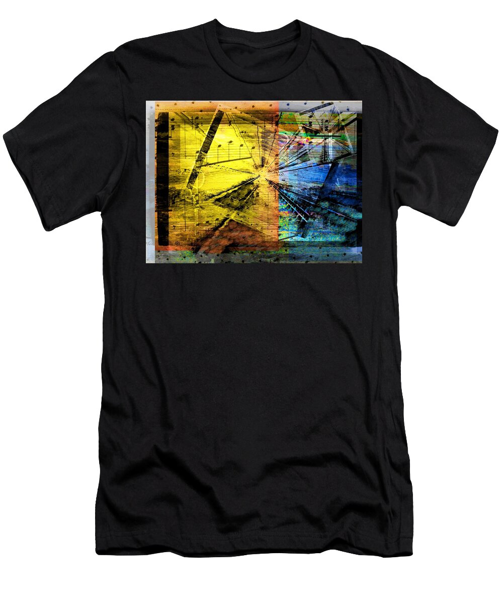 Abstract T-Shirt featuring the digital art Pachelbel - Canon in D .. by Art Di
