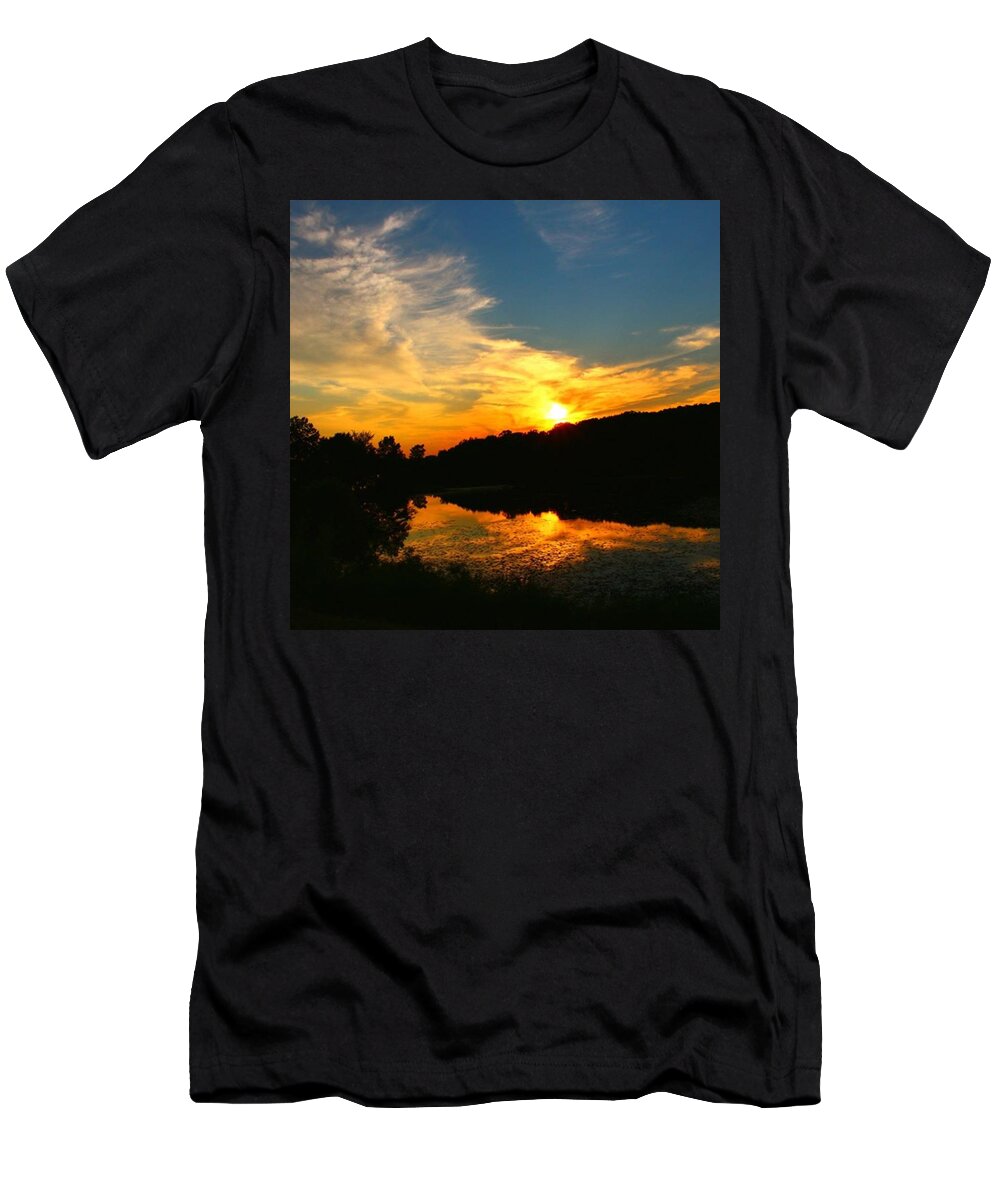  T-Shirt featuring the photograph Painted Sky by Robert Carey
