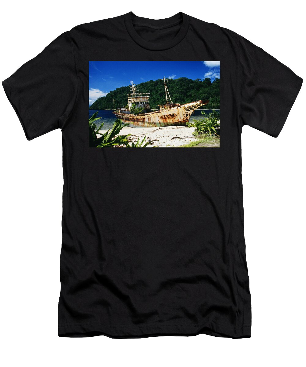 Ashore T-Shirt featuring the photograph Papua New Guinea by Peter Stone - Printscapes