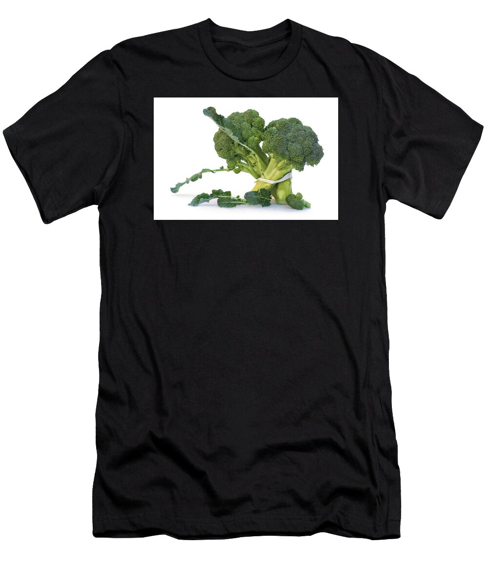 Broccoli T-Shirt featuring the photograph Pas de Trois by Nikolyn McDonald