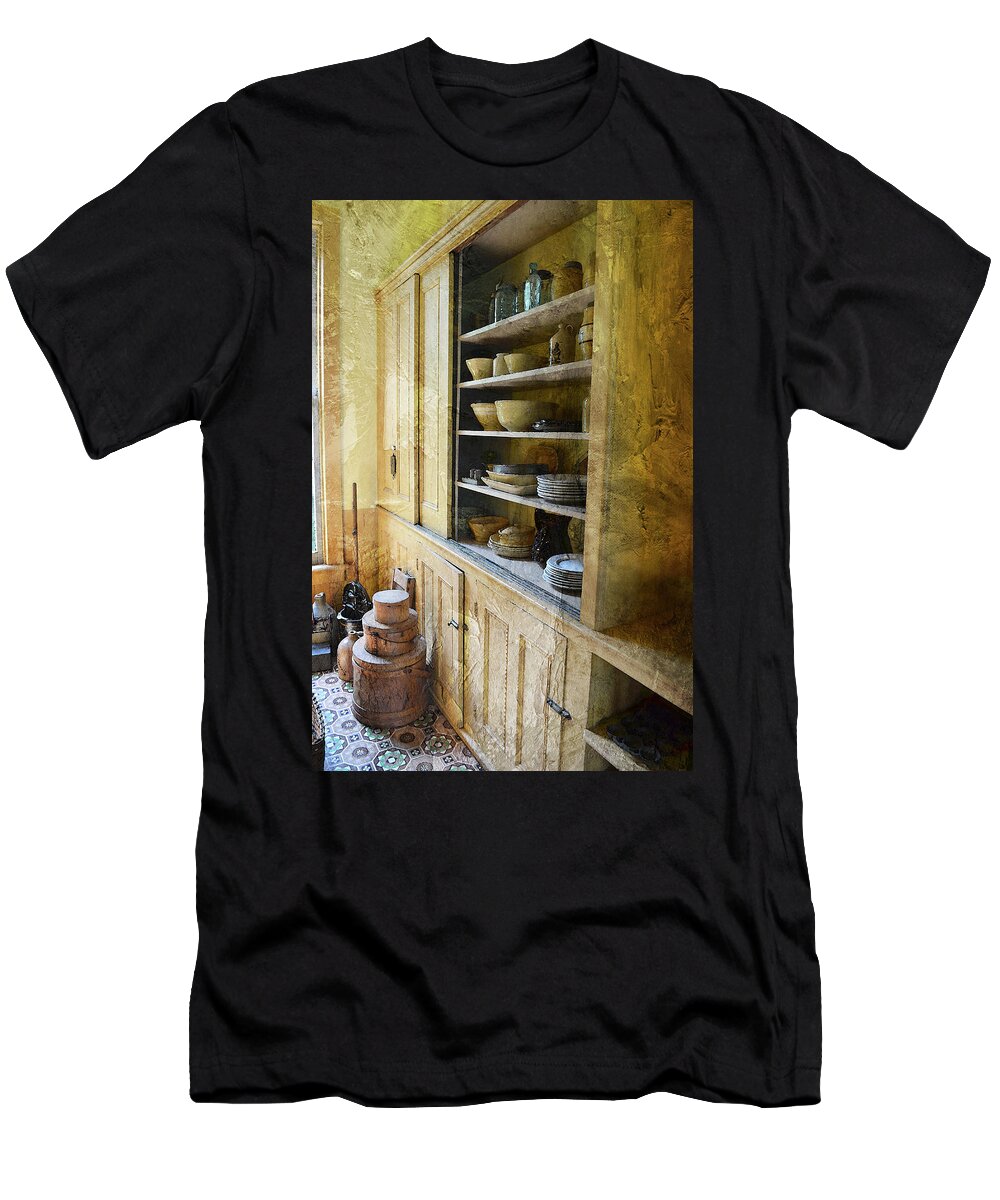 Sunlit T-Shirt featuring the photograph Past Dreams Present Reality by Char Szabo-Perricelli