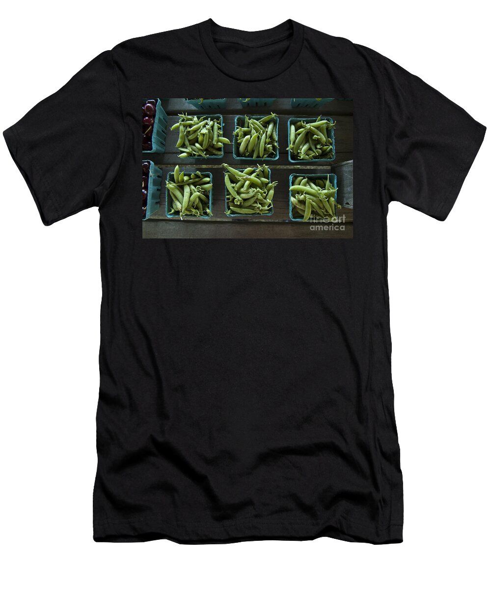 Pea T-Shirt featuring the photograph Peas by Steven Dunn