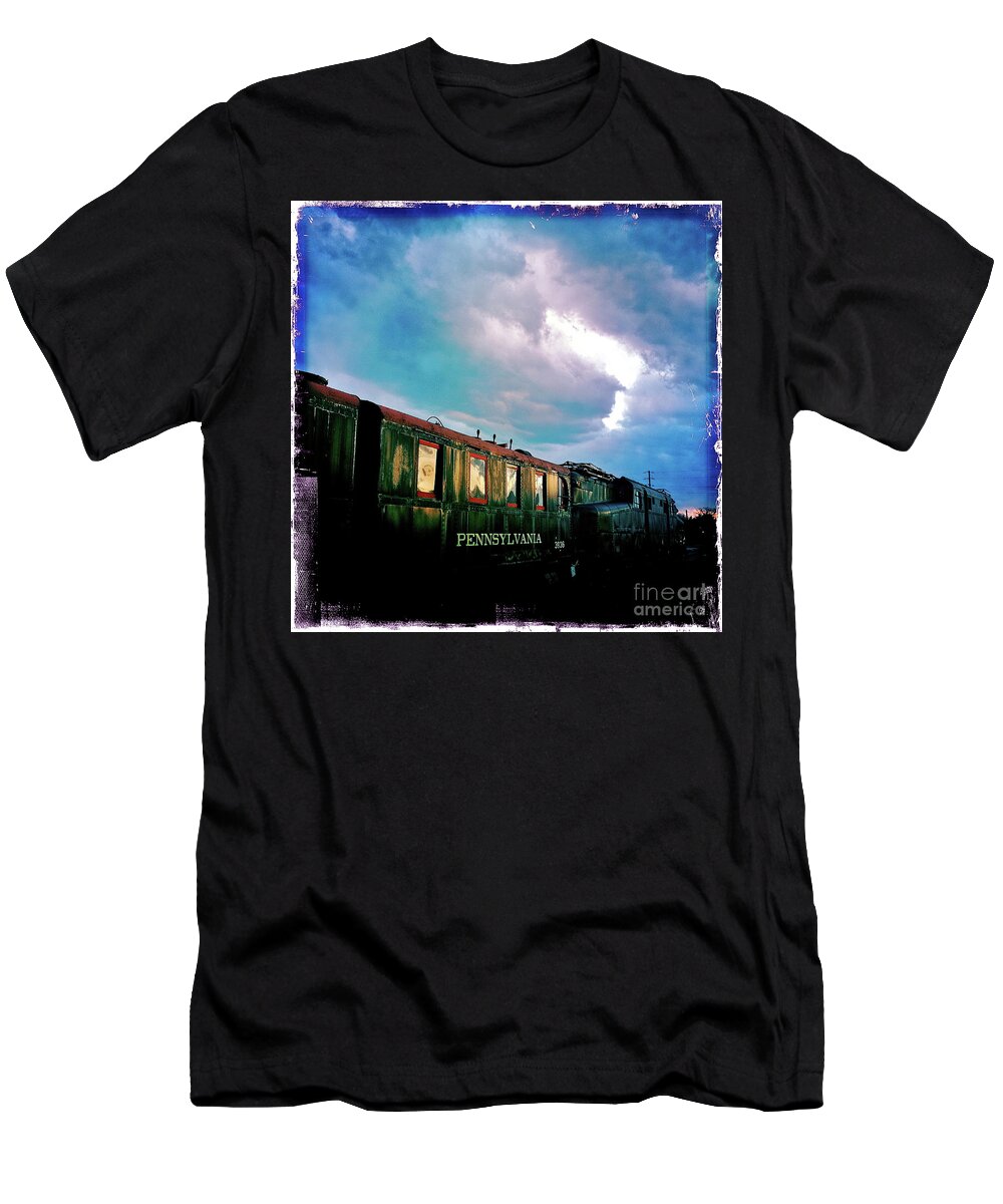 Train T-Shirt featuring the photograph Pennsylvania Train 3936 by Kevyn Bashore
