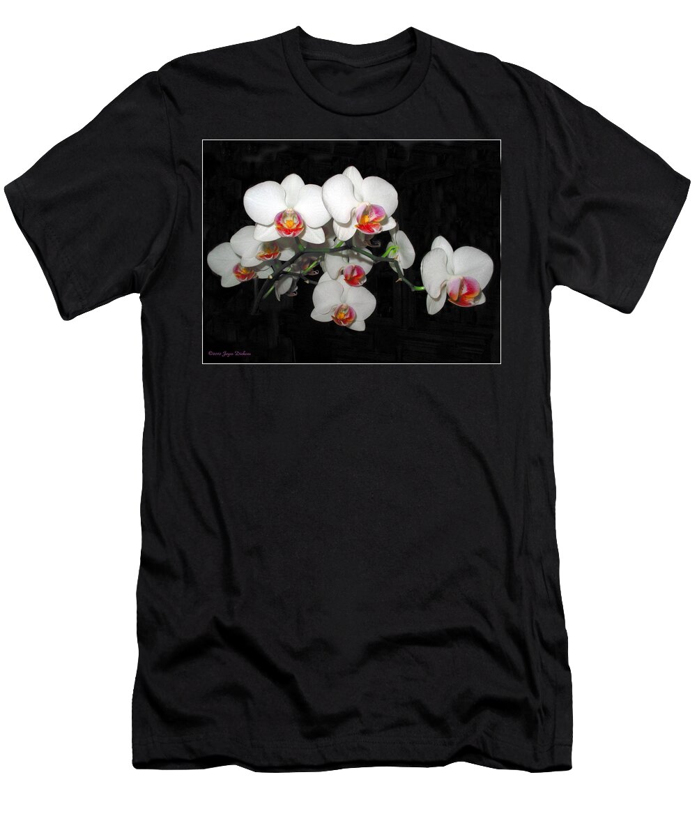 Phalaenopsis Orchids T-Shirt featuring the photograph Phalaenopsis Orchids by Joyce Dickens