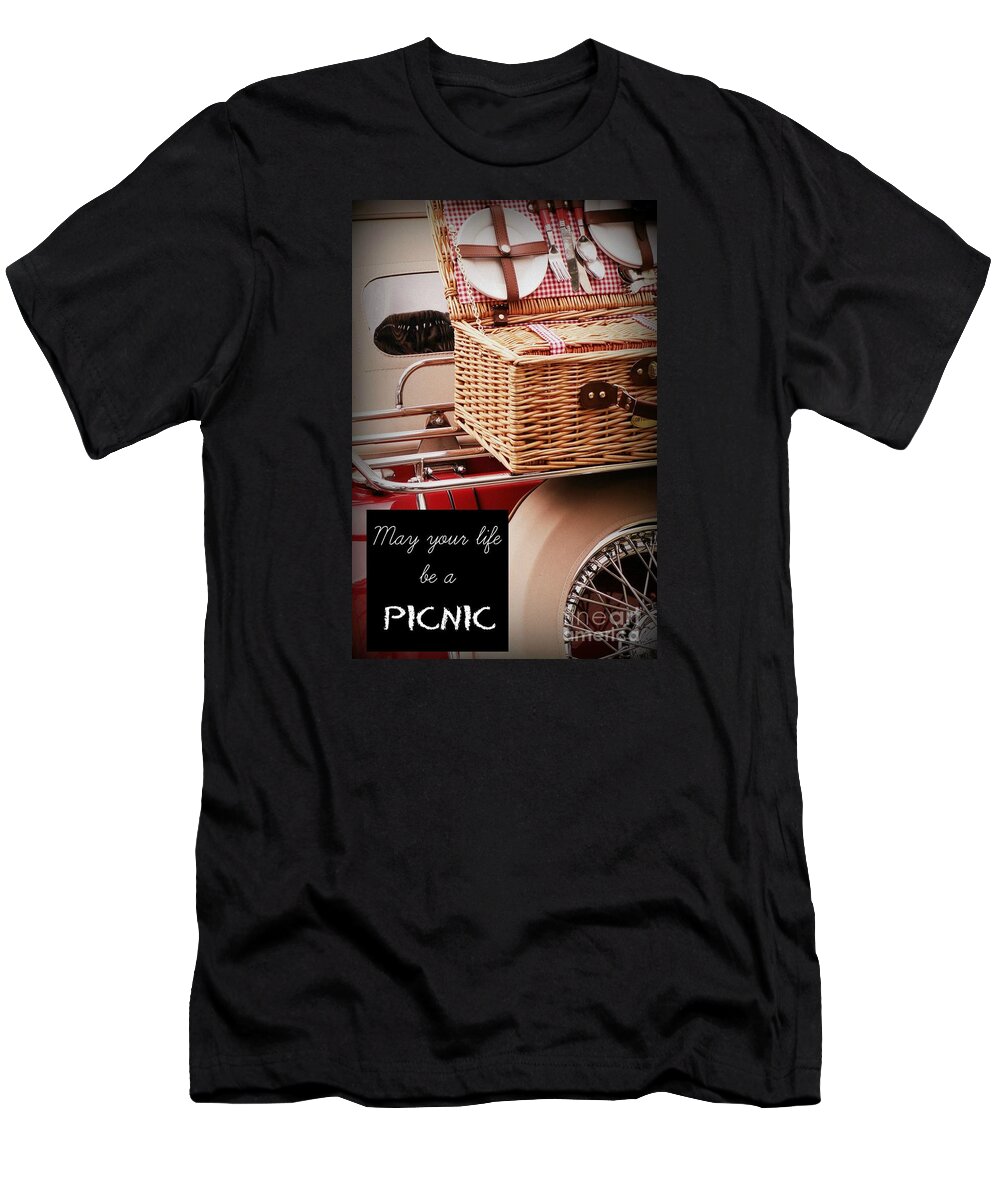 Wedding T-Shirt featuring the photograph Picnic by Valerie Reeves