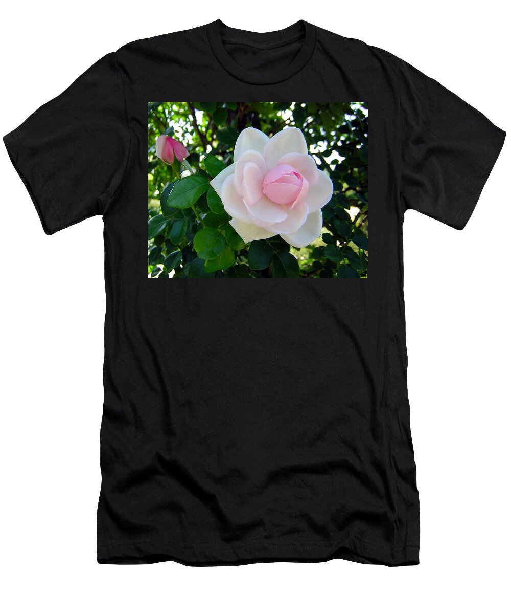 Rose T-Shirt featuring the photograph Pink Rose 2 by George Jones