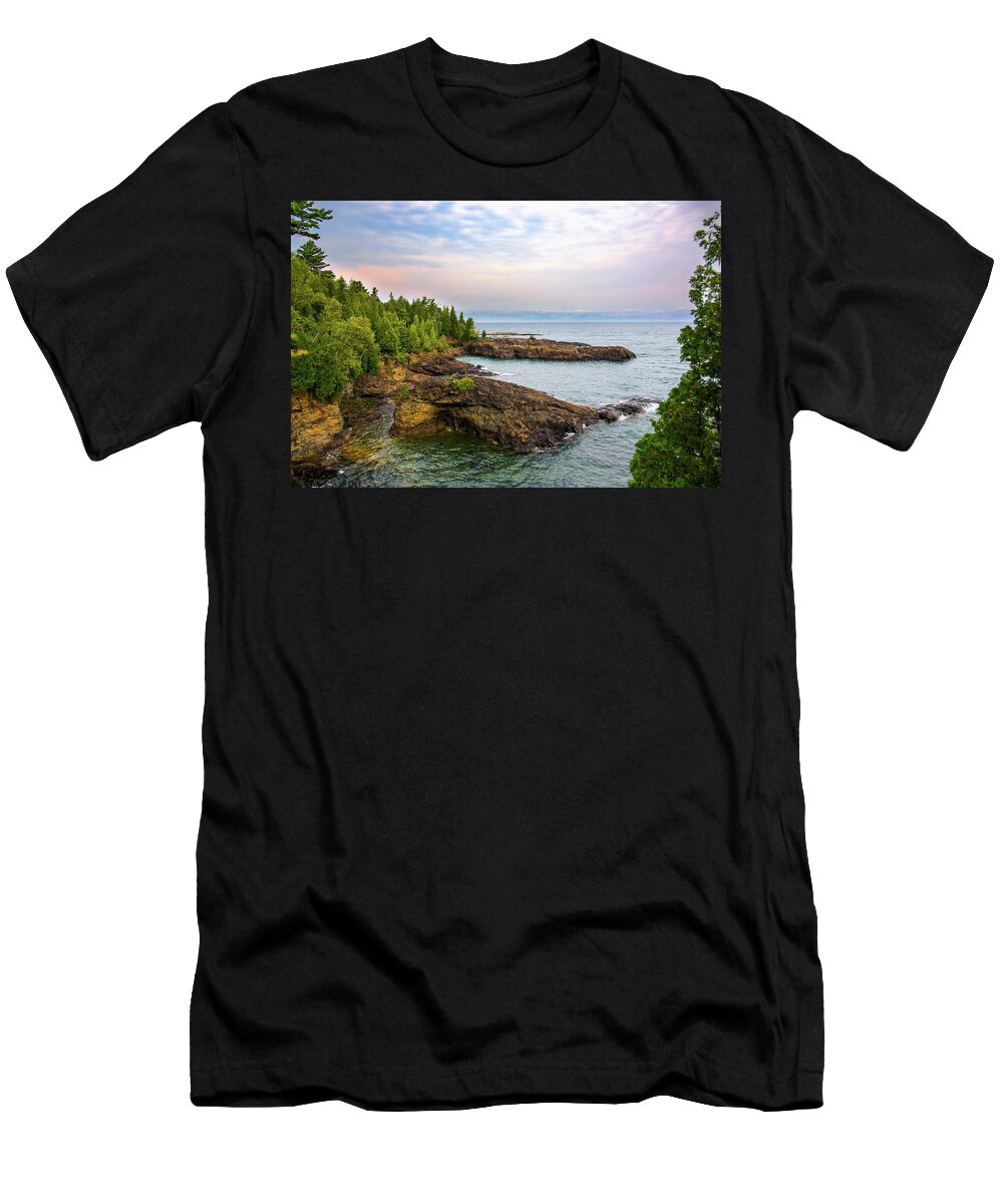 Pirates Cove T-Shirt featuring the photograph Pirates Cove by Michael Tucker