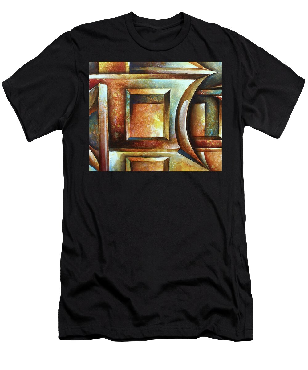  T-Shirt featuring the painting Place of Choice by Michael Lang
