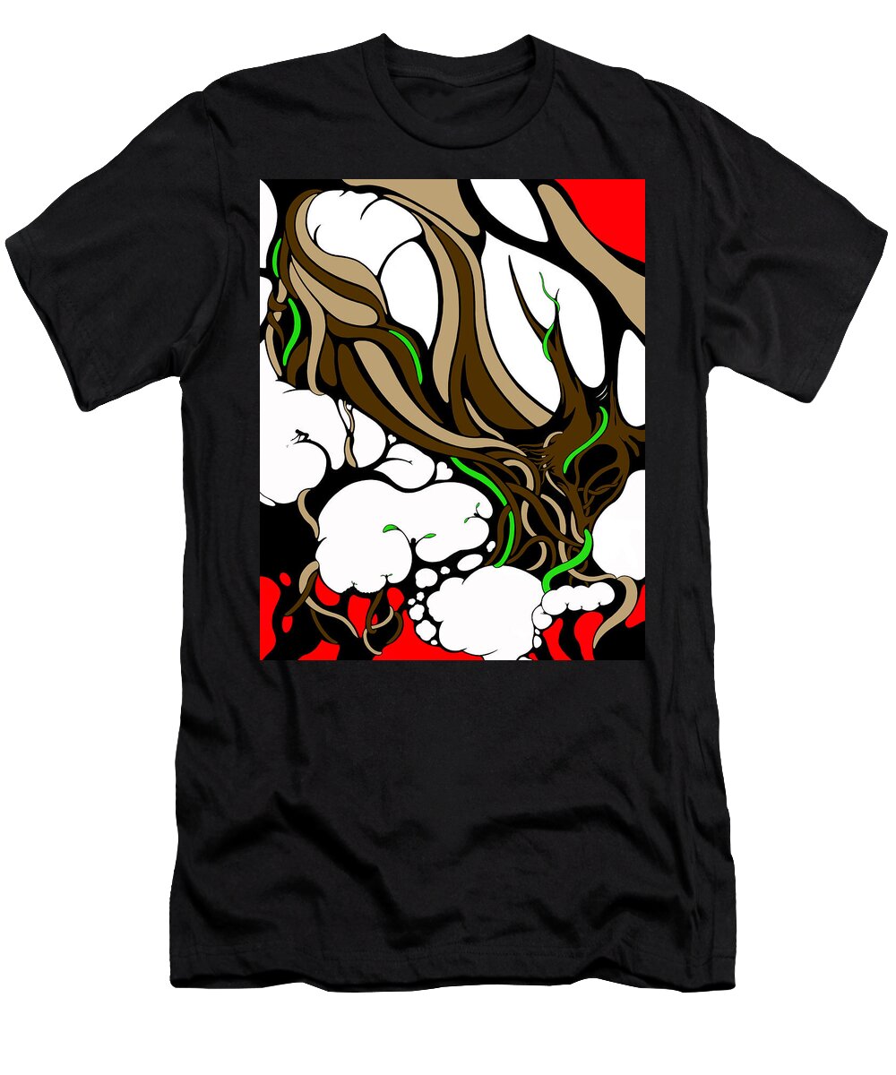 Female T-Shirt featuring the digital art Planted by Craig Tilley