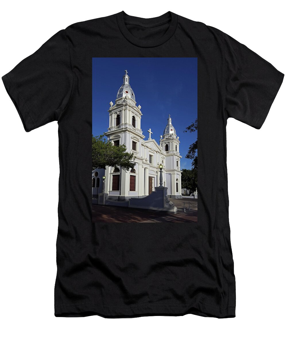 Ponce T-Shirt featuring the photograph Ponce Cathedral by Guillermo Rodriguez