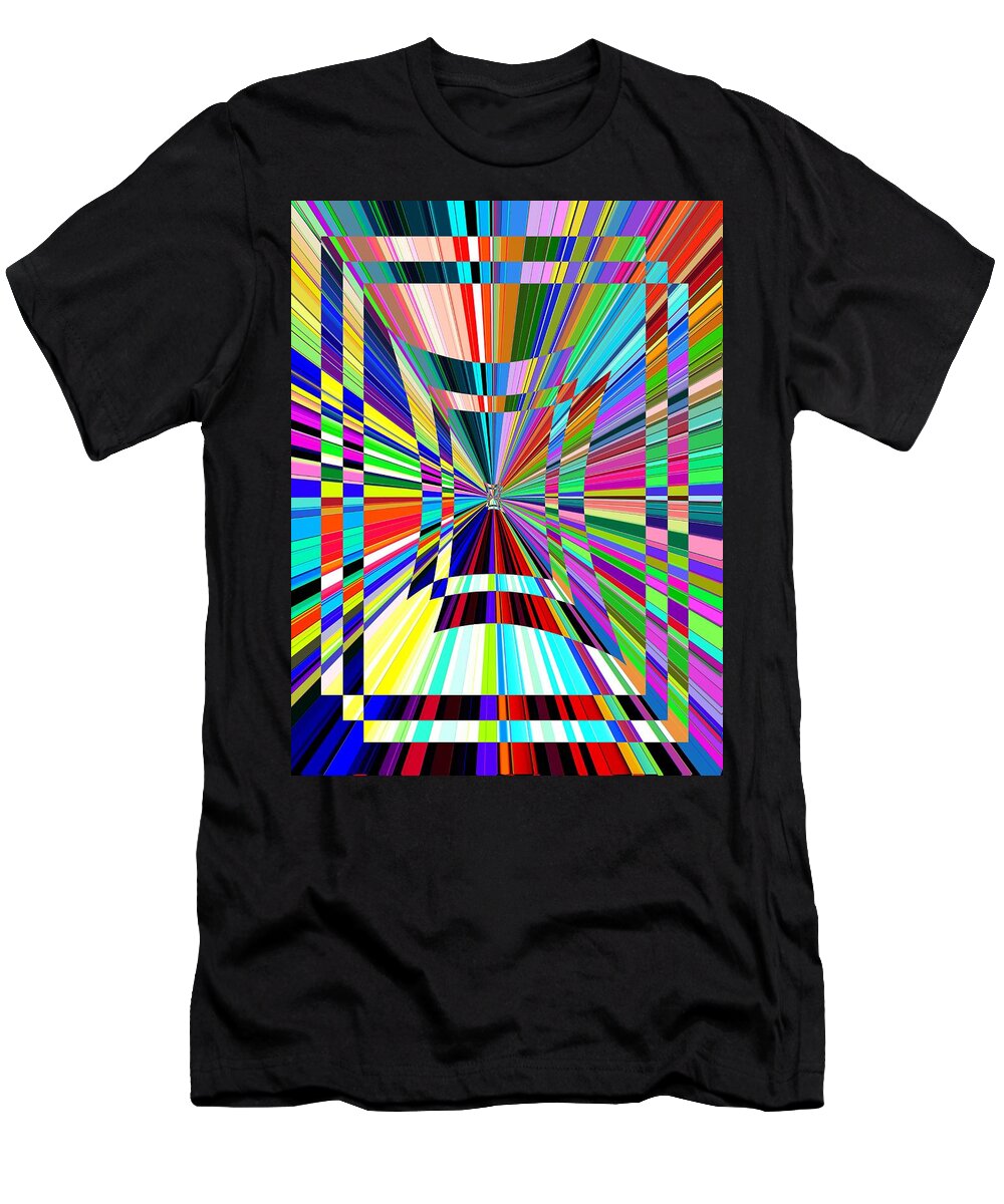 Abstract T-Shirt featuring the digital art Portal 3 by Tim Allen
