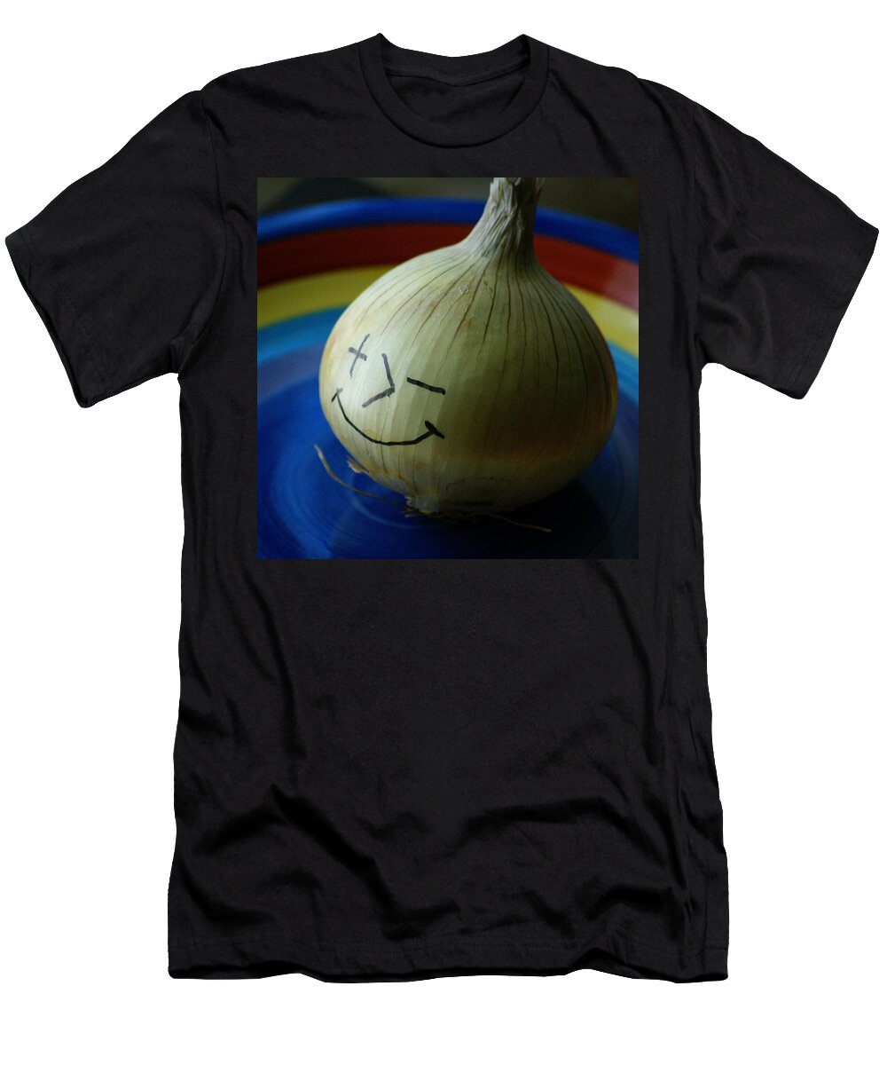 Onion T-Shirt featuring the photograph Posimoto by Ben Upham III