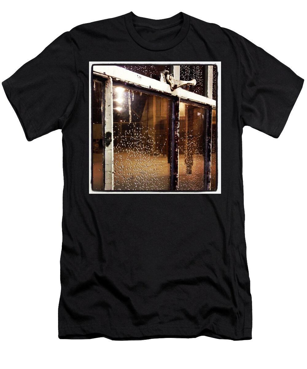  T-Shirt featuring the photograph Pretty, Sparkly Window At Derby by Briana Bell